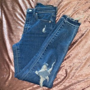 Express mid rise jeans